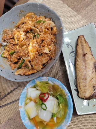 셰프애찬 단호박 백김치 1kg — 4점을 준 리뷰어가 2022년 10월 올린 사용 사진