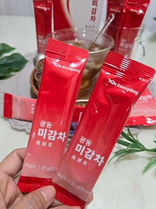 광동생활건강 MF[광동]가벼운 하루 시작✨ 광동 미감차 15포 1박스 — 5점을 준 리뷰어가 2024년 5월 올린 사용 사진