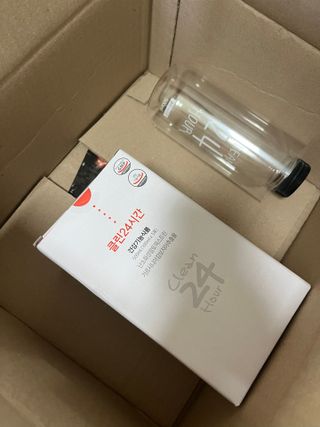 클린24시간 1BOX(5포) + 전용보틀(500ml) — 5점을 준 리뷰어가 2023년 5월 올린 사용 사진