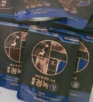 광동생활건강 [광동] 바르게 만든 녹용, 광동정녹청 — 5점을 준 리뷰어가 2021년 11월 올린 사용 사진