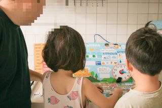 맘트리 133개 자석타일로 만드는 나만의 달력, 마이캘린더[가이드북포함], 어린이달력 — 5점을 준 리뷰어가 2023년 1월 올린 사용 사진