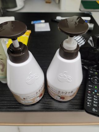 [과일나라] 피부가 마시는 코코넛우유 바디클렌저&바디로션 — 5점을 준 리뷰어가 2022년 3월 올린 사용 사진