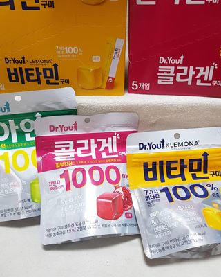 닥터유구미 닥터유 콜라겐 비타민 아연 구미 — 4점을 준 리뷰어가 2021년 6월 올린 사용 사진