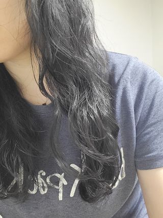 [갸스비] 곱슬 머리부터 파마까지 남자의 컬을 위한 갸스비 컬크림 — 4점을 준 리뷰어가 2021년 10월 올린 사용 사진