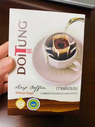 도이퉁 드립백 커피 60g 다크로스트 미디움로스트 — 4점을 준 리뷰어가 2021년 2월 올린 사용 사진