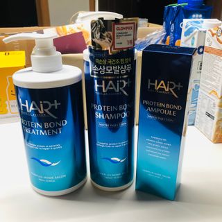 헤어플러스 단백질탈모샴푸 500ml+단백질본드앰플 145ml — 4.5점을 준 리뷰어가 2021년 3월 올린 사용 사진
