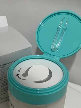 리더스코스메틱 리더스 카밍 바이오틱스 퀵 수딩 패드 — 3점을 준 리뷰어가 2022년 7월 올린 사용 사진