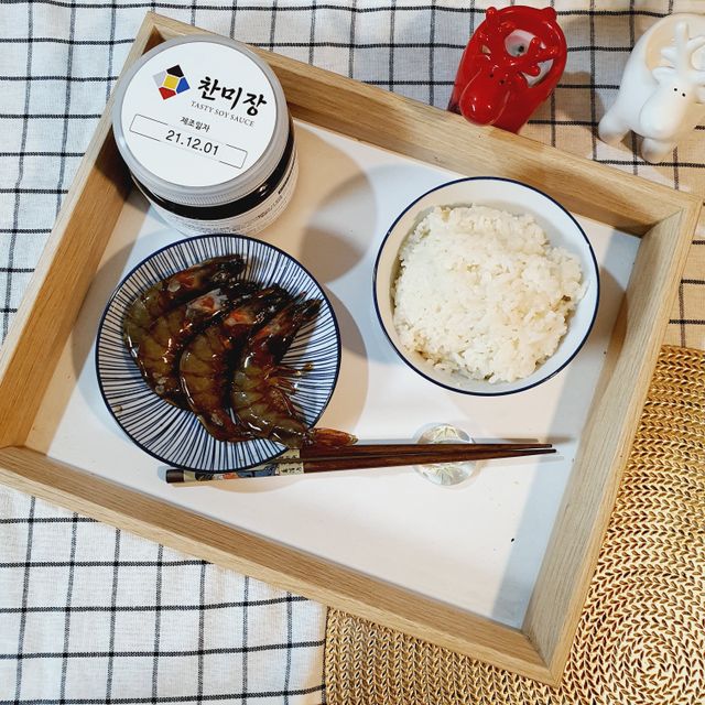 찬미장 간장 새우장 400g 리뷰 사진