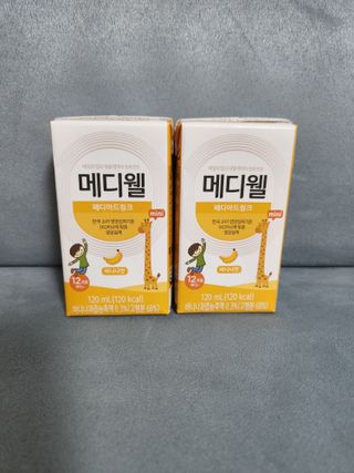 메디웰 페디아드링크 미니 바나나맛 — 3.5점을 준 리뷰어가 2022년 8월 올린 사용 사진