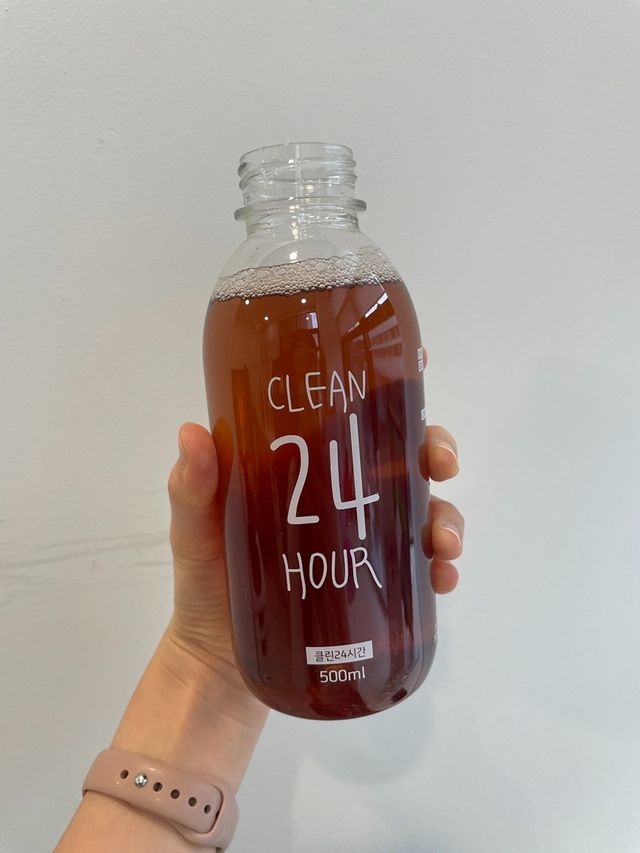 클린24시간 1BOX(5포) + 전용보틀(500ml) 리뷰 사진