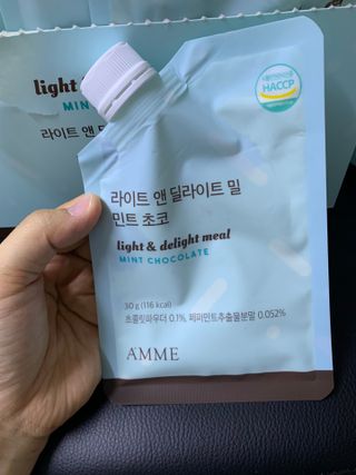 아므_이너뷰티 라이트 앤 딜라이트 밀 민트 초코 — 5점을 준 리뷰어가 2021년 7월 올린 사용 사진