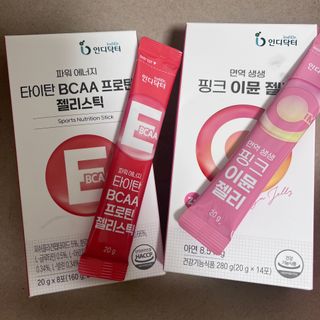 인디닥터 면역 생생 핑크 이뮨 젤리 + 타이탄 BCAA 프로틴 젤리스틱 — 5점을 준 리뷰어가 2022년 6월 올린 사용 사진