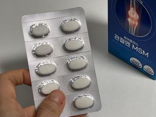 [경남제약헬스케어]케어플러스 관절엔 MSM 1000mg 60정/1개월분/관절/뼈/연골 영양/비타민D+아연/1일2정 — 5점을 준 리뷰어가 2024년 1월 올린 사용 사진
