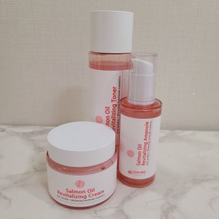 아이앤립 / EYENLIP 아이앤립 연어오일 리바이탈라이징 토너+앰플+크림 3종 세트 — 5점을 준 리뷰어가 2021년 6월 올린 사용 사진
