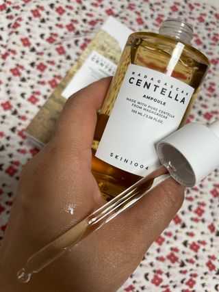 [스킨1004] 마다가스카르 센텔라 앰플 100ml — 5점을 준 리뷰어가 2024년 5월 올린 사용 사진