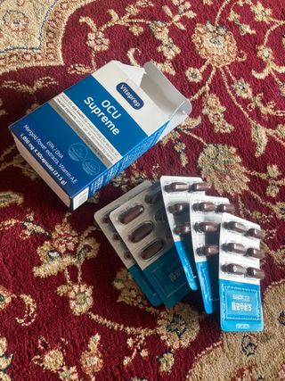 뉴트리션팩토리 비타프렙 오큐슈프림 루테인 오메가3 1050mg — 5점을 준 리뷰어가 2021년 6월 올린 사용 사진