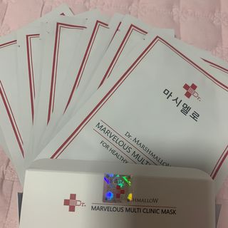 닥터마시멜로 마블러스 멀티 클리닉 마스크 — 4점을 준 리뷰어가 2021년 2월 올린 사용 사진