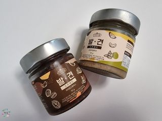 진테이블 발.견 스프레드  오리지널믹스 90g + 카카오스윗믹스 90g 2종 세트 — 4점을 준 리뷰어가 2022년 7월 올린 사용 사진