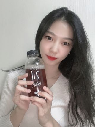 클린24시간 1BOX(5포) + 전용보틀(500ml) — 4점을 준 리뷰어가 2022년 10월 올린 사용 사진