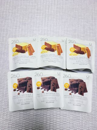 신상품) 딜라이트 프로젝트 프로틴  브라우니칩/ 카스테라칩 총 6EA — 5점을 준 리뷰어가 2022년 6월 올린 사용 사진