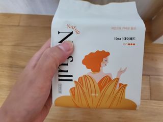 특허 받은 친환경 프리미엄 초슬림 생리대 나풀나풀 실속세트 — 5점을 준 리뷰어가 2023년 4월 올린 사용 사진