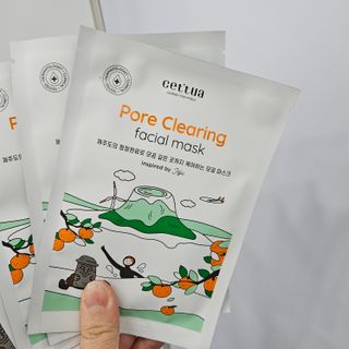 세뚜아(Cettua) [세뚜아] 포어 클리어링 마스크 Cettua Pore Clearing facial mask 5매 — 4점을 준 리뷰어가 2024년 4월 올린 사용 사진