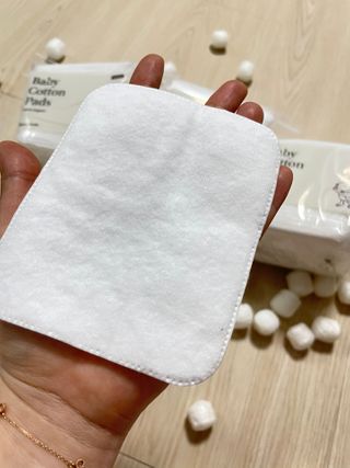 디어엘로디 프리미엄 유기농 베이비 솜티슈 40매 3 + 1 PACK — 5점을 준 리뷰어가 2021년 2월 올린 사용 사진