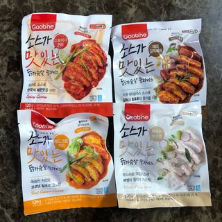 굽네몰 [굽네] 소스가 맛있는 닭가슴살 슬라이스 4종 — 5점을 준 리뷰어가 2021년 11월 올린 사용 사진