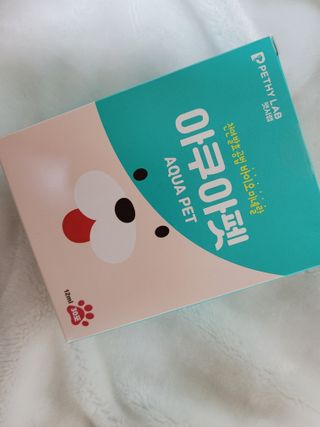 펫시랩 반려견용 액상 프리바이오틱스 아쿠아펫 — 5점을 준 리뷰어가 2021년 1월 올린 사용 사진