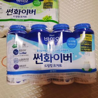 LIVE 매일바이오 썬화이버 드링킹 요거트 — 5점을 준 리뷰어가 2022년 8월 올린 사용 사진