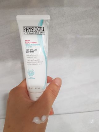 피지오겔 레드수딩 시카밸런스 크림 50ml — 5점을 준 리뷰어가 2022년 4월 올린 사용 사진