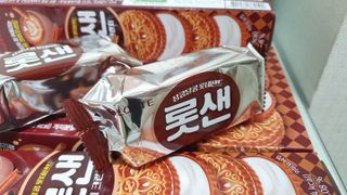 롯데제과 롯샌 카페크런치 — 4.5점을 준 리뷰어가 2021년 10월 올린 사용 사진