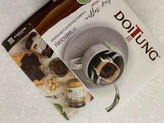 도이퉁 드립백 커피 60g 다크로스트 미디움로스트 — 2.5점을 준 리뷰어가 2021년 2월 올린 사용 사진
