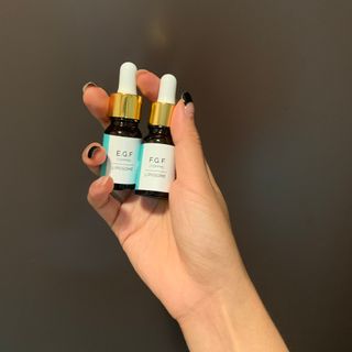 랑팡 EGF+FGF 10ppm 리포좀 앰플 원액 10ml — 3.5점을 준 리뷰어가 2021년 9월 올린 사용 사진