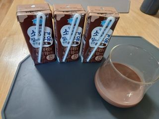 [구매평]덴마크 소화가 잘되는 우유로 만든 초코, 190ml, 24개 — 5점을 준 리뷰어가 2025년 2월 올린 사용 사진