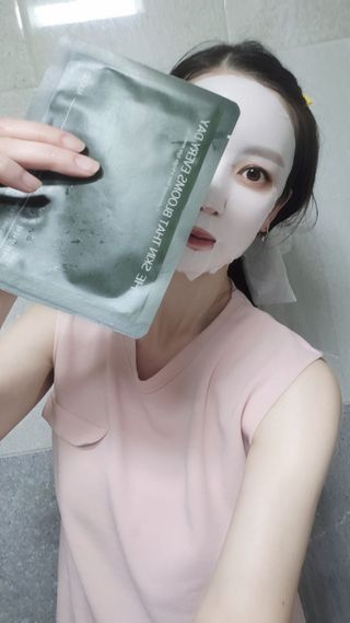 뉴클리드 마스크팩 3종 — 5점을 준 리뷰어가 2023년 7월 올린 사용 사진