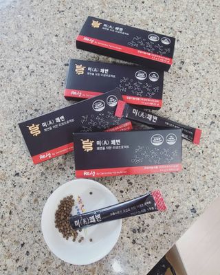 새롬바이오 리생 [미쾌변] 차전자피 식이섬유 건강기능식품 3팩 — 5점을 준 리뷰어가 2021년 7월 올린 사용 사진