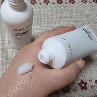 리더스코스메틱 리더스 카밍 바이오틱스 #1등 진정 기획세트 [에센스 워터150ml + 크림 마스크80ml] — 5점을 준 리뷰어가 2022년 9월 올린 사용 사진