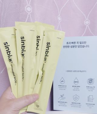 신비애(sinbiae) [신비애] 에센셜 락토 7개입 — 5점을 준 리뷰어가 2022년 9월 올린 사용 사진