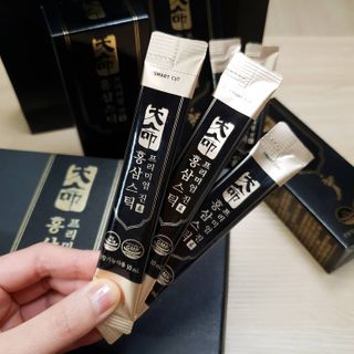 헬스업_천명진프리미엄홍삼스틱_10ml x 30포 — 5점을 준 리뷰어가 2021년 2월 올린 사용 사진