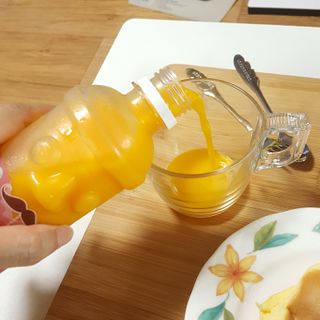 탐라원 제주의 맛, 몬딱주스 4종세트 - 한라봉몬딱주스, 천혜향몬딱주스, 청귤에이드, 당근몬딱주스 — 5점을 준 리뷰어가 2021년 8월 올린 사용 사진