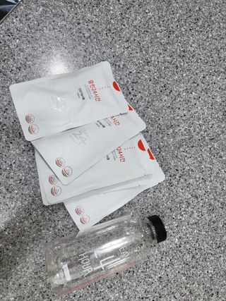 클린24시간 1BOX(5포) + 전용보틀(500ml) — 5점을 준 리뷰어가 2022년 8월 올린 사용 사진