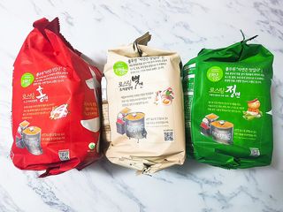 [풀무원] 자연은맛있다 정면, 백면, 홍면  세트 — 4점을 준 리뷰어가 2021년 4월 올린 사용 사진