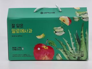 서울약사신협 잘 담은 알로애사과_70ml x 30포 — 5점을 준 리뷰어가 2021년 9월 올린 사용 사진