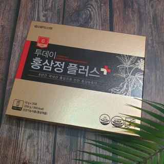 서울약사신협_투데이홍삼정플러스스틱_10g x 30포 — 5점을 준 리뷰어가 2021년 5월 올린 사용 사진