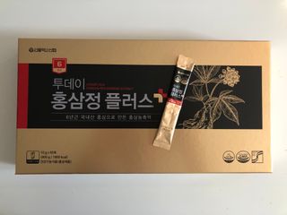 서울약사신협_투데이홍삼정플러스스틱_10g x 60포 — 5점을 준 리뷰어가 2021년 7월 올린 사용 사진