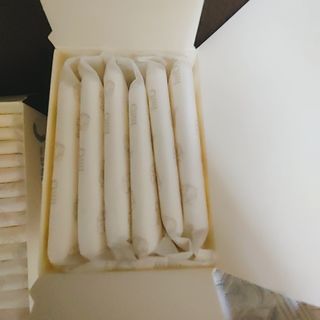 아임오 유기농 생리대 중형 14개입 + 오버나이트 6개입 + 쿠폰북 — 4.5점을 준 리뷰어가 2021년 8월 올린 사용 사진