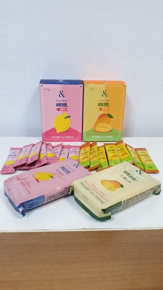 비타앤C 레몬맛, 망고맛 — 5점을 준 리뷰어가 2021년 4월 올린 사용 사진