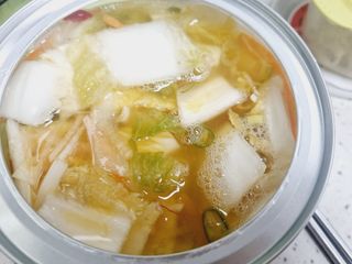 셰프애찬 단호박 백김치 1kg — 5점을 준 리뷰어가 2022년 10월 올린 사용 사진