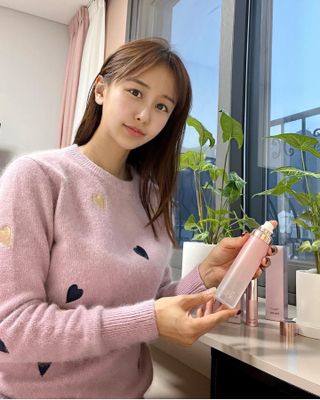 리엔케이 핑크 볼륨 래디언스 컬러크림 스페셜 에디션 3종 — 5점을 준 리뷰어가 2023년 2월 올린 사용 사진